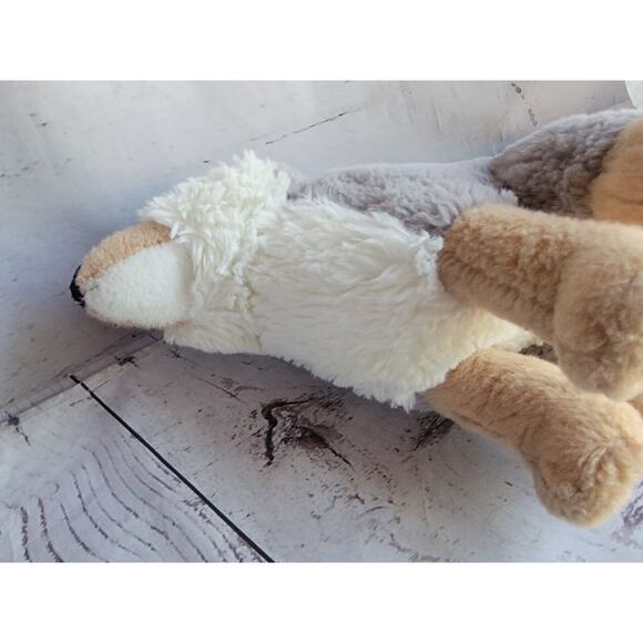 Aurora Eco Nation Wolf Plush Stuffed Animal Toy Wild Dog 8 Inch Tall - Picture 7 of 8